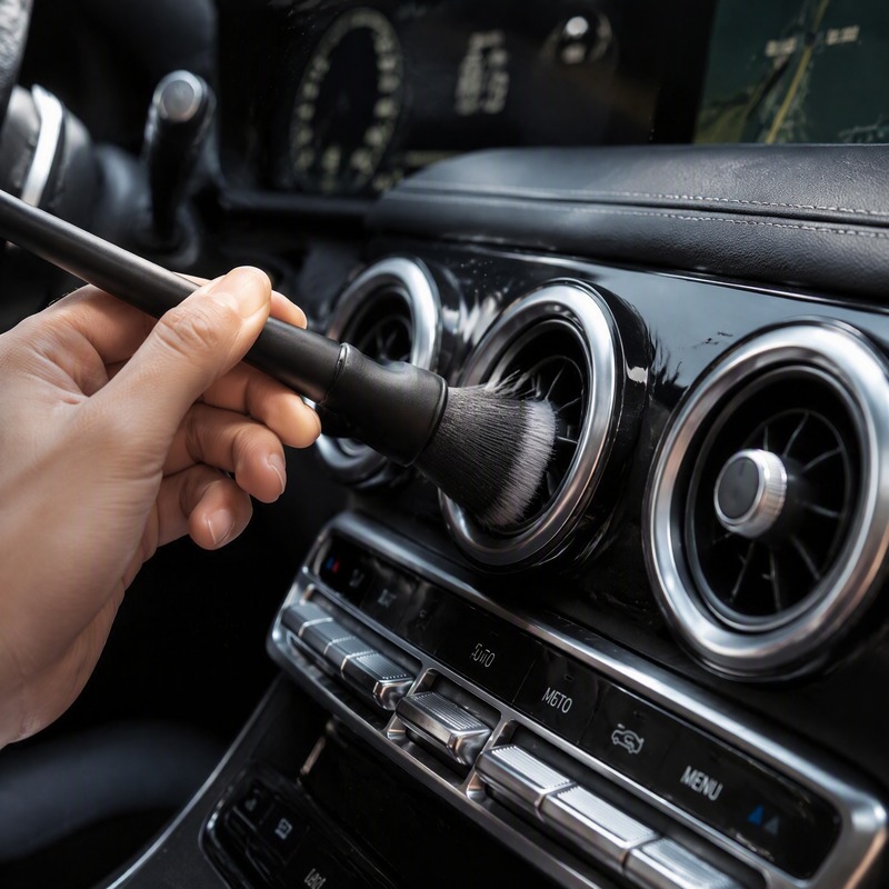 Premium Soft Bristle Car Detai - Seat Cleaner Fabric recension och pris
