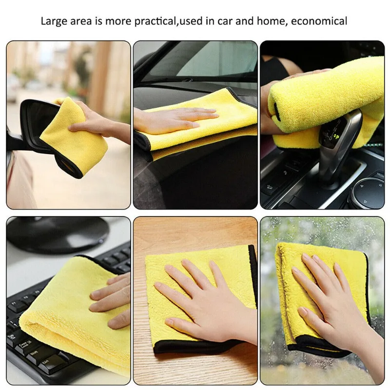 1/3/5PCS Microfiber Cleaning T - Microfiber Towel Detailing recension och pris
