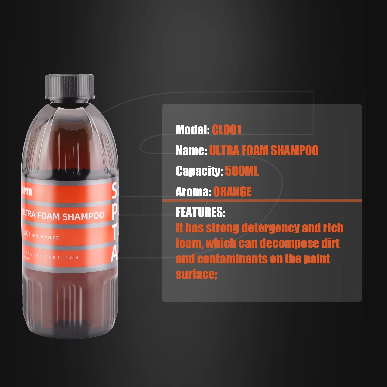 SPTA Ultra Foam Shampoo (16 Oz - Car Shampoo Ph recension och pris