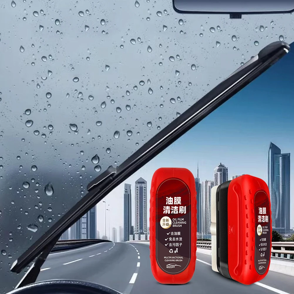Car Glass Oil Film Remover Aut - Car Cleaning Brush recension och pris