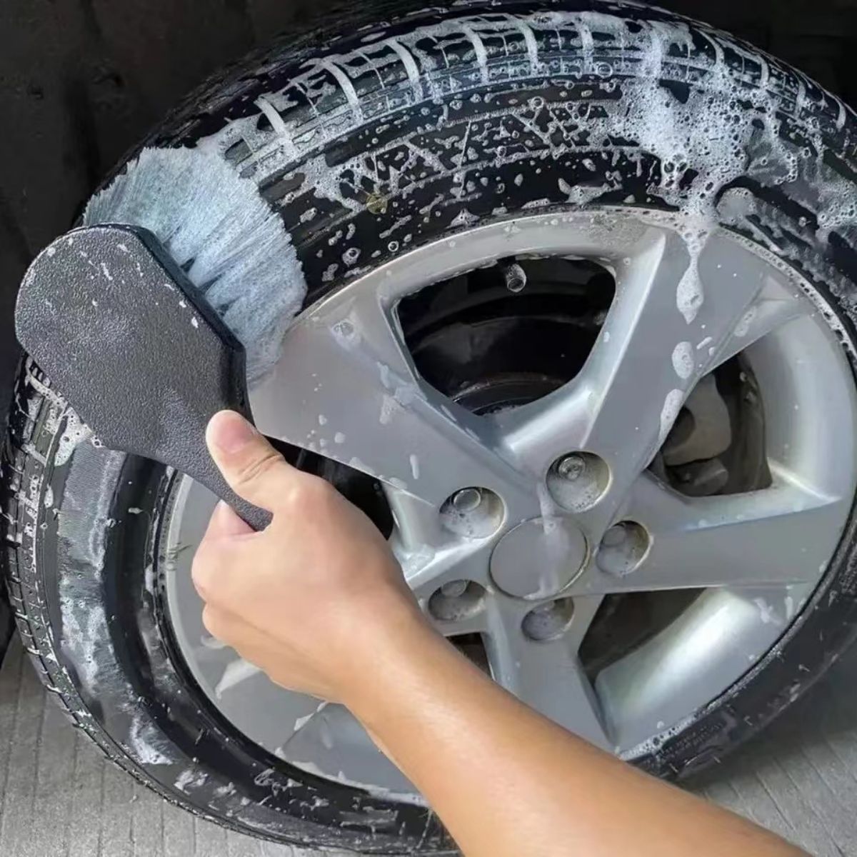 Car Wheel Cleaning Brush Detai - Car Cleaning Brush recension och pris