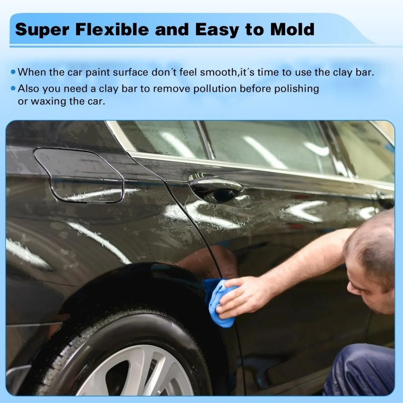 1/2Pcs Car Cleaning Clay Bar W - Clay Bar Lubricant recension och pris