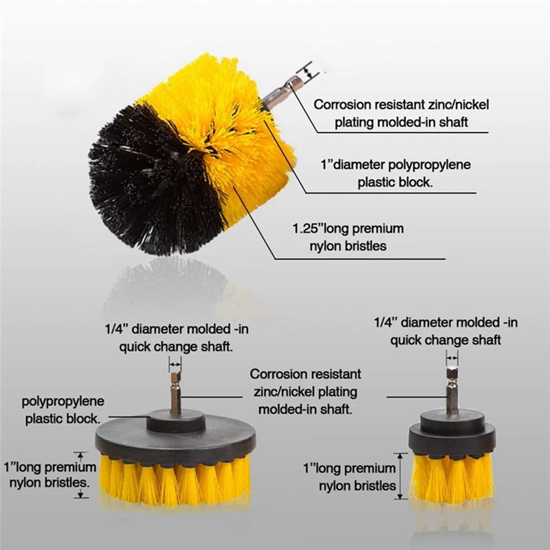 15pcs Electric Floor Scrubber  - Car Cleaning Brush recension och pris